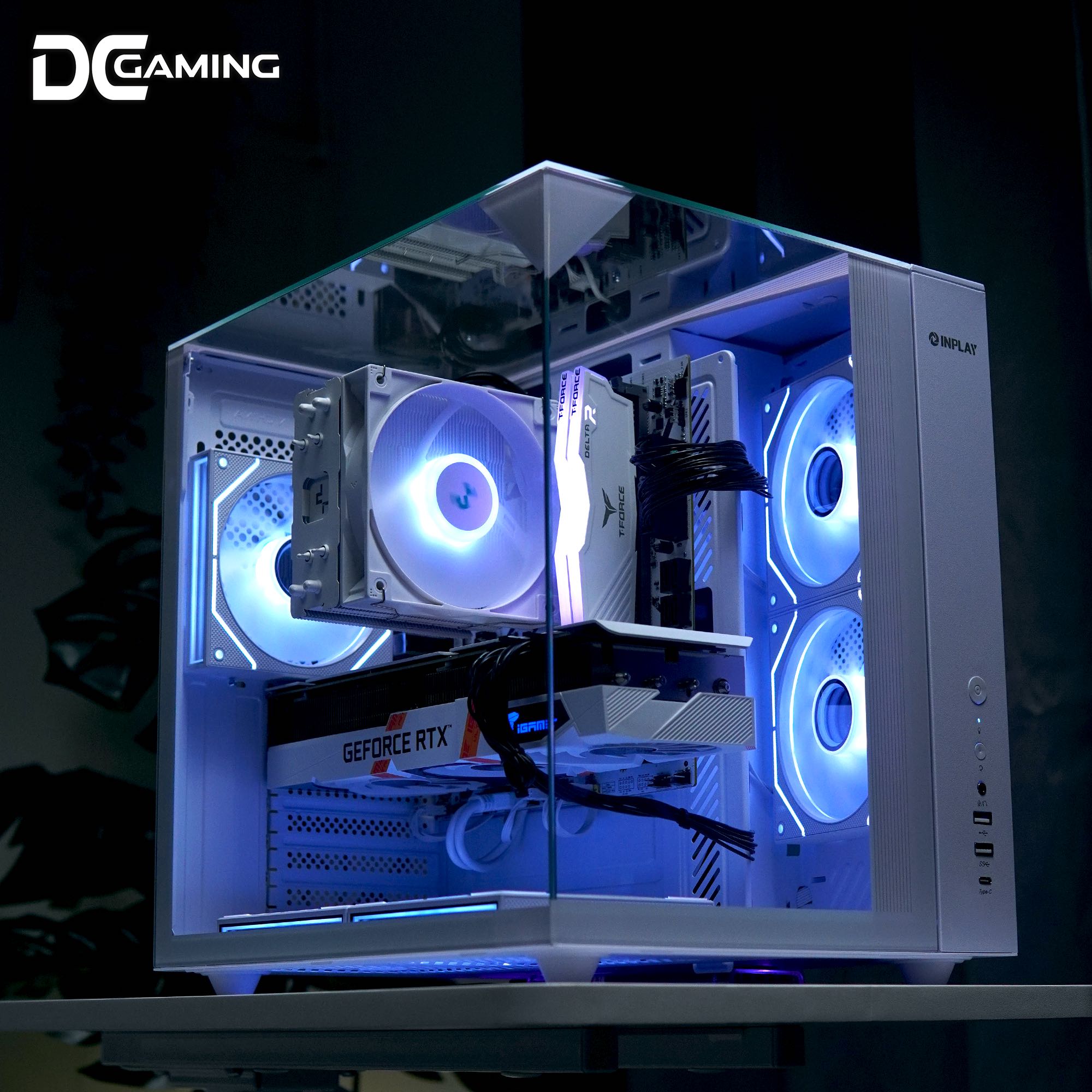 Inplay Seaview Summer White w/ 3 ARGB FANS